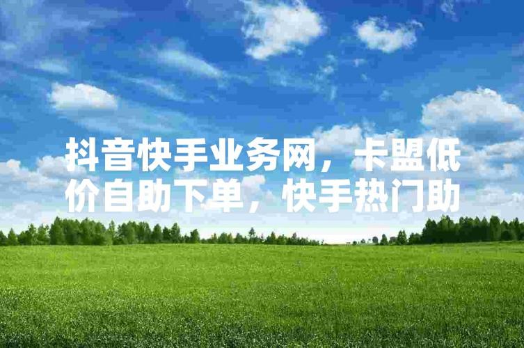 快手热度软件免费_卡盟平台业务介绍_快手买热度
